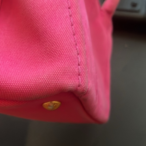 ❤️NOT FOR SALE❤️ Pink Small Prada Canapa - Picture 5 of 10